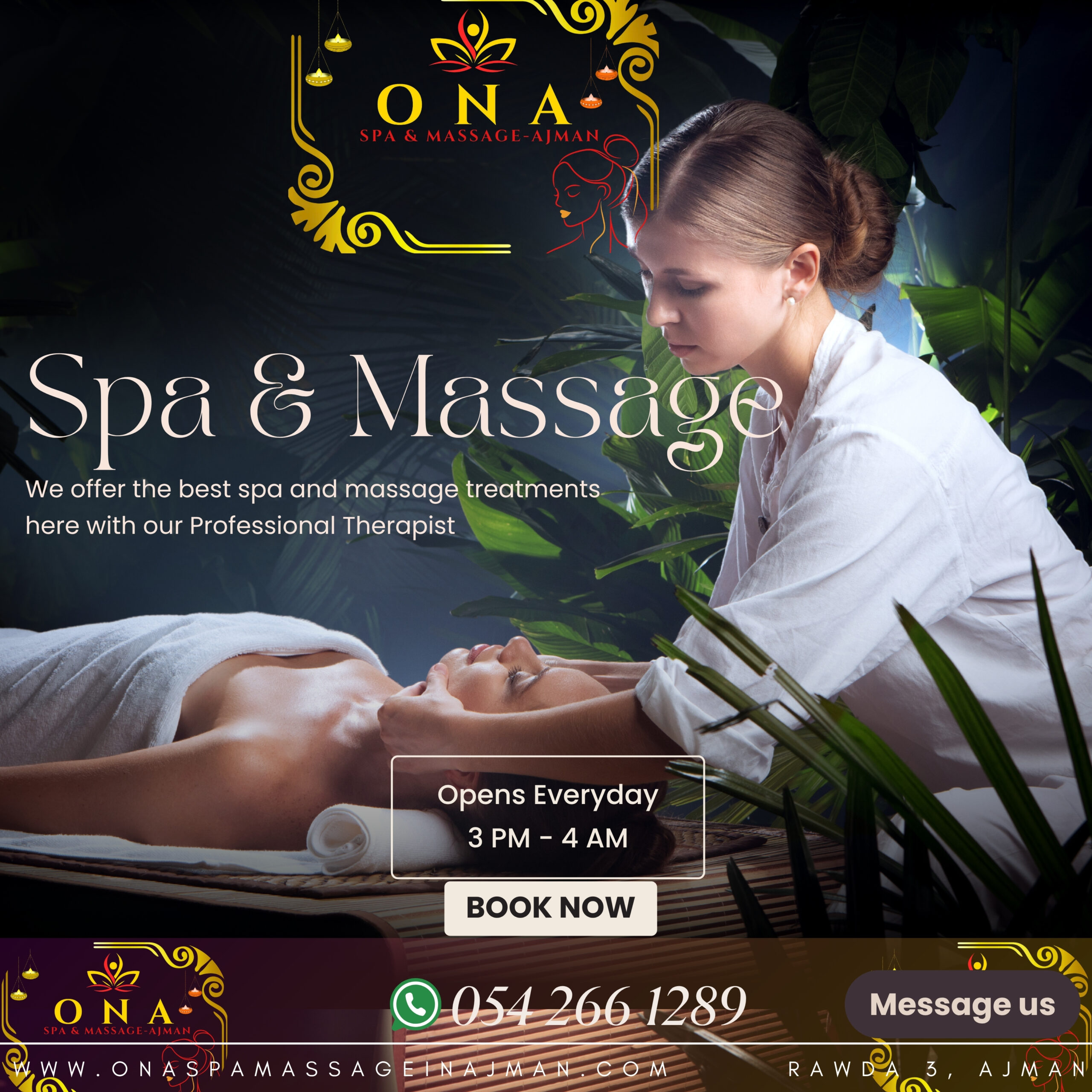 Professional reflexology foot massage in Ajman at Nirona Spa for full body wellness